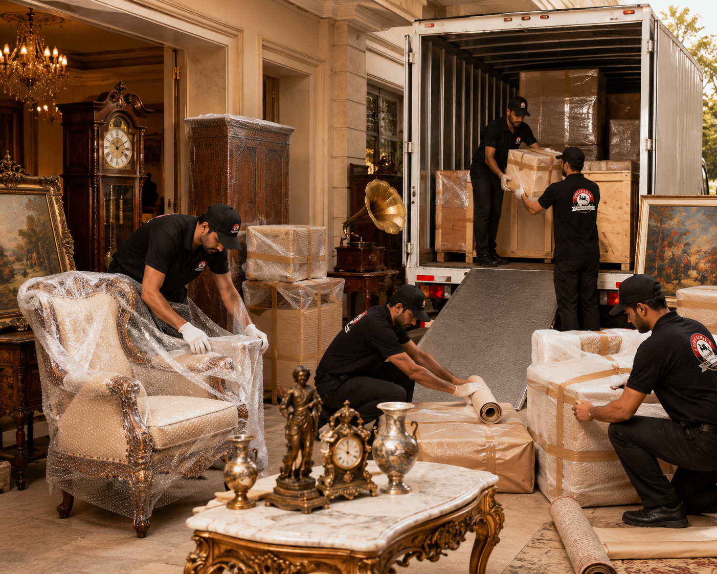 Luxury Furniture and  Antique Relocation Services Pan India