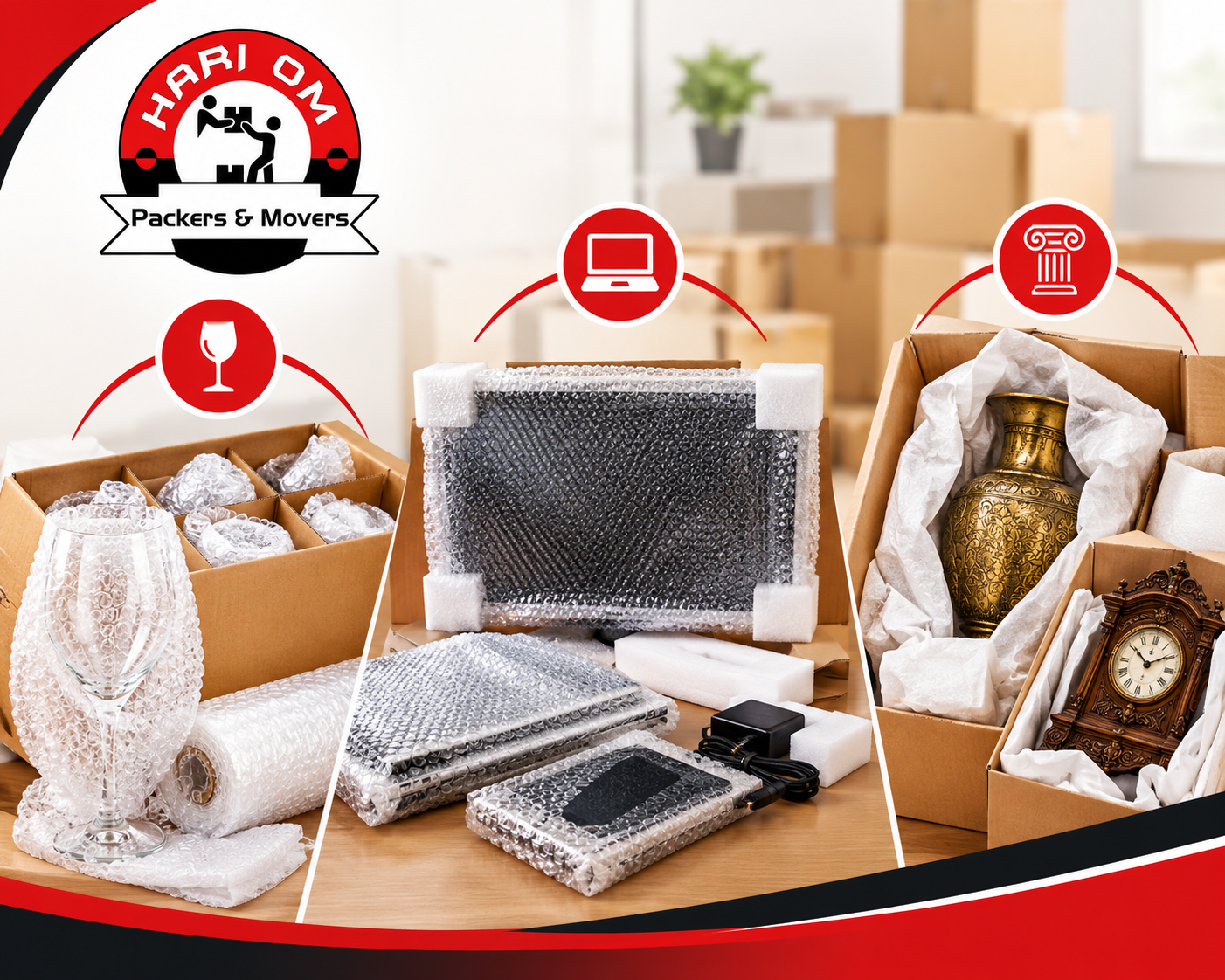 Proper Wrapping Techniques for Glassware Electronics and Antiques